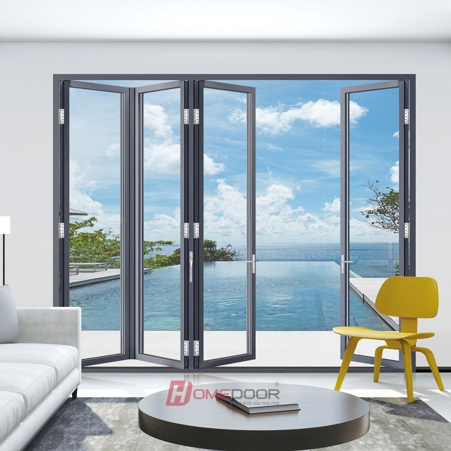 Cửa xếp trượt 4 cánh CNHD1563XT4