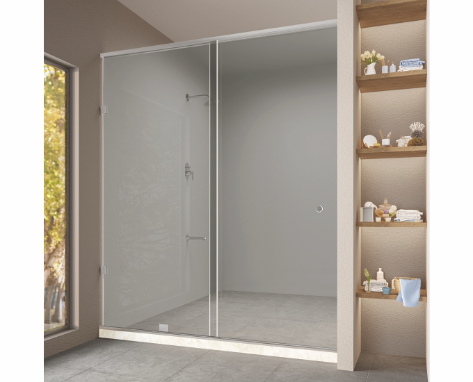 Vách ngăn kính phòng tắm thẳng chữ I HD1224